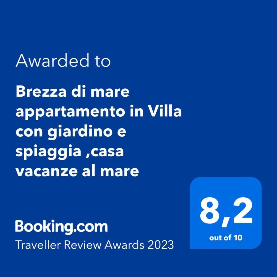 Brezza Di Mare Appartamento In Villa Con Giardino E Spiaggia ,Casa Vacanze Al Mare Куарту-Сант'Елена Екстер'єр фото