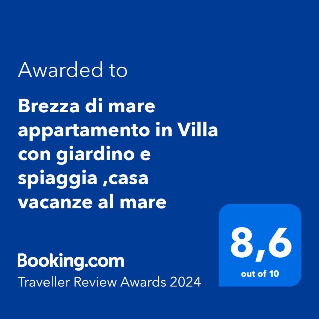 Brezza Di Mare Appartamento In Villa Con Giardino E Spiaggia ,Casa Vacanze Al Mare Куарту-Сант'Елена Екстер'єр фото